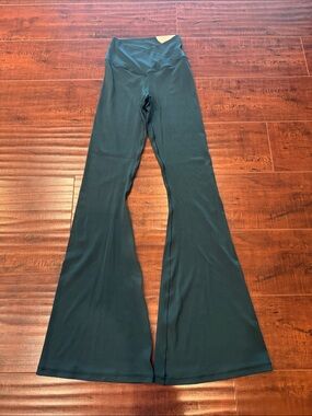 Aerie Offline Flare Leggings, Dark Green, Crossover High Waist, Size Small, NWT!